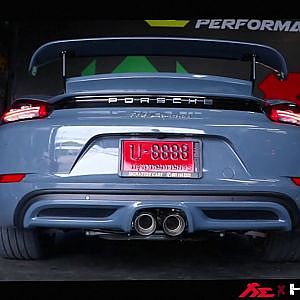 Porsche 718 Cayman FiExhaust & Hitz tuning