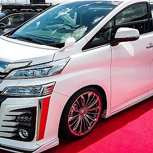(4K)ヴェルサス 30系 ヴェルファイアカスタム VERSUS TOYOTA 30 VELLFIRE modified - カスタマイズカーニバル 2019