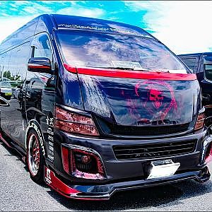 (HD)BODYLINE NISSAN URVAN NV350 bodykit custom ボディライン 日産キャラバンNV350カスタム - #SBM大阪2018