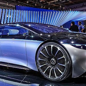 (4K)MERCEDES-BENZ VISION EQS Concept メルセデスベンツ ヴィジョンEQS コンセプト - TOKYO MOTOR SHOW 2019