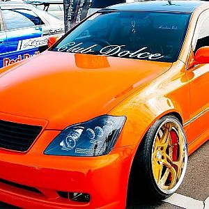 (4K)TOYOTA CROWN modified vipstyle クラウンカスタム ワイドブリフェン - LOWFEST 2018