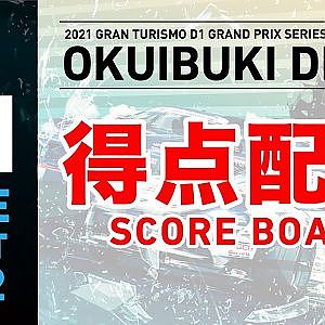 2021 GRAN TURISMO D1 GRAND PRIX SERIES Rd.7 OKUIBUKI [10/2] (Scoreboard)