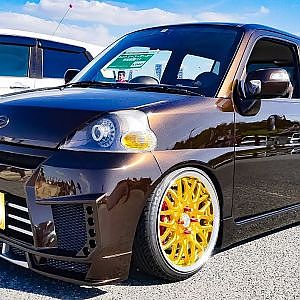 (4K)DAIHATSU Esse modified ダイハツエッセカスタム - スーパーカーニバル2017