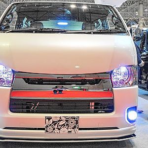 (4K)BUAN TOYOTA HIACE WA Custom 舞杏 トヨタ 200系 ハイエースカスタム - TOKYO AUTO SALON 2020