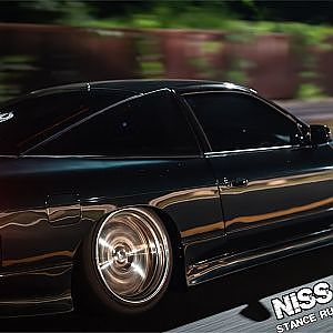 cinematic stance NISSAN 180SX run night highway JAPAN