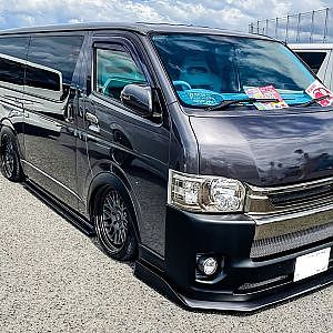 LOW STYLE Air Suspension TOYOTA 200 HIACE tuning SBM Osaka2021 - 200系 ハイエース エアサス 接地 カスタム SBM大阪2021