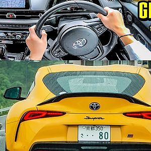 (POV)TOYOTA GR SUPRA POV test Drive - GRスープラ 試乗動画 運転 走行 マフラーサウンド