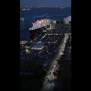 Night Lights Took Over Long Beach