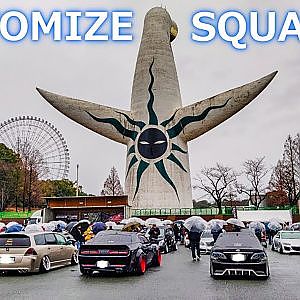 CUSTOMIZE SQUAD ゆきぽよ 参加 車イベントカスタムカー in 万博公園 会場歩き撮り