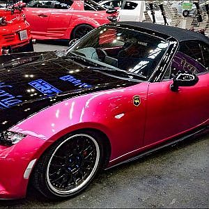 (4K)TIFARIA MAZDA RX-8 ROADSTER NRF マツダRX-8ロードスターカスタム - 名古屋オートトレンド2018