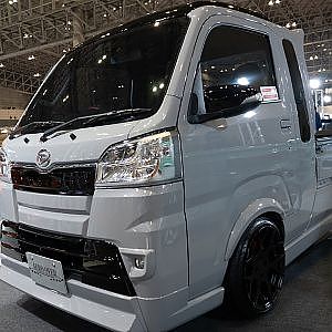 AEROOVER K-TRIDER DAIHATSU HIJET TRUCK JUMBO TAS2022 - ハイゼットトラック ジャンボ カスタム 東京オートサロン2022