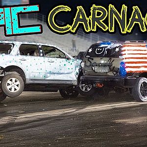 BRUTAL Destruction on a Drag Strip!