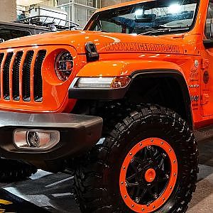 (4K)JEEP RANGLER JL UNLIMITED 2019 タイガーオート ジープラングレー リフトアップ - TOKYO AUTO SALON 2019