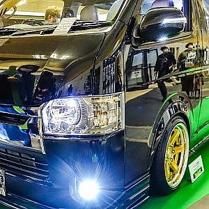 (4K)舞杏 200系 ハイエースカスタム Buan TOYOTA HIACE 200 modified - 大阪オートメッセ2020