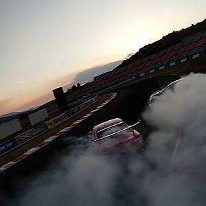 2021 AUTOPOLIS DRIFT未公開素材　直樹vs上野ハイスピードドローン映像