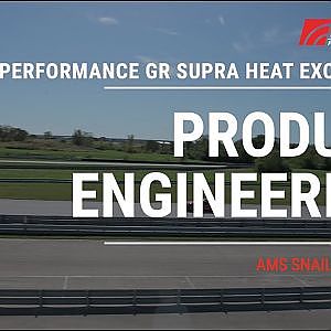 The AMS Toyota GR Supra Heat Exchanger