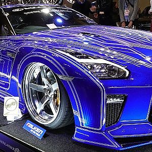 (4K)KUHL RACING GT-R body paint クールレーシングGT-Rボディペイント - 大阪オートメッセ2018