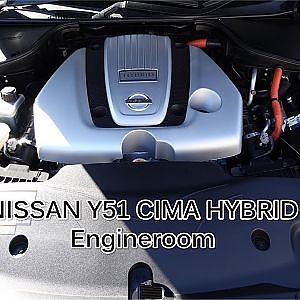 シーマハイブリッド VIP Y51 エンジンルーム - NISSAN Y51 CIMA HYBRID EngineRoom