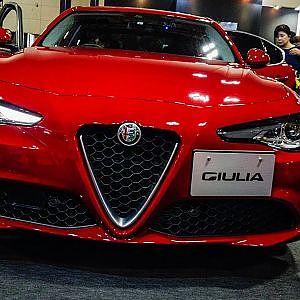 (4K)ALFA ROMEO JIULIA アルファロメオ ジュリア - NAGOYA MOTOR SHOW 2019