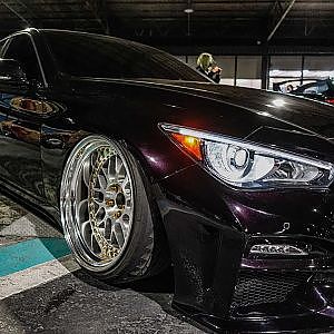INFINITI Q50 JDM インフィニティQ50 カスタム - lowered meet 2021  ロワミ