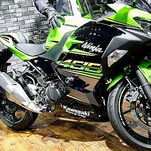 (4K)KAWASAKI Ninja 400 KRT Edition カワサキ新型ニンジャ400 KRTエディション - 大阪モーターサイクルショー2018
