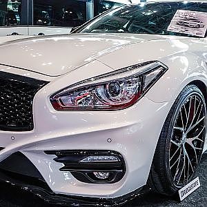 (4K)IMPUL NISSAN Y51 FUGA 651S VIPCAR インパル Y51フーガ カスタム - TOKYO AUTO SALON 2020