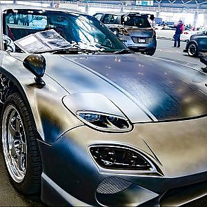 (4K)KRC modified MAZDA RX-7 02type Hunt KRCモディファイド RX7狩 街ノリ戦闘スタイル カスタム - NAGOYA AUTO TREND 2019