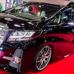 (4K)VICTREX TOYOTA ALPHARD LIMOUSINE premium lounge ビクトレックス アルファードリムジンカスタム - 東京オートサロン2018