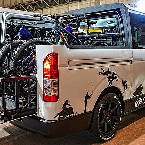 (4K)OGUshow TOYOTA HIACE Pickup truck custom ピックアップトラック仕様のカスタムハイエース - TOKYO AUTO SALON 2019