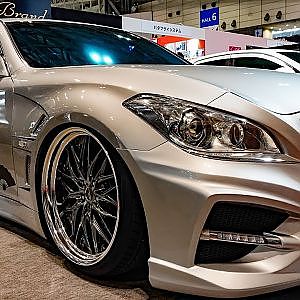 (4K)SENSE BRAND NISSAN FUGA 51 INFINITI G37S VIPSTYLE インフィニティ仕様日産フーガ51系 - 東京オートサロン2018