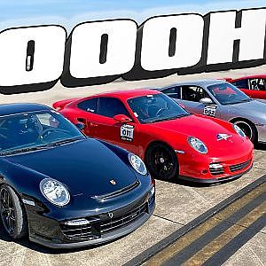 5,000hp between FOUR Porsche’s - 1/2 mile DOMINATION!