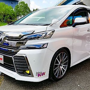 (HD)KW TOYOTA 30 VELLFIRE custom カーヴェー 30系ヴェルファイアカスタム - アルヴェルミーティング2018