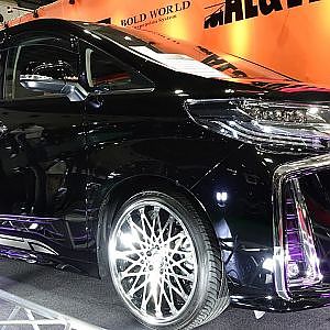 (4K)BOLD WORLD TOYOTA ALPHARD 30 modified 30系アルファードカスタム - 大阪オートメッセ2018