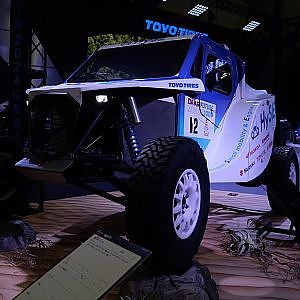 HySE-X1 Dakar Rally 2024 with a Hydrogen Engine - 東京オートサロン2024