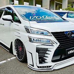 (HD)SIXTH SENSE TOYOTA 30 VELLFIRE modified シックスセンス 30系ヴェルファイア デモカー - アルヴェルミーティング2018