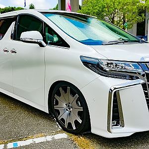 (HD)AXIS STYLING TOYOTA 30 ALPHARD custom アクシススタイリング 30系アルファードカスタム - アルヴェルミーティング2018