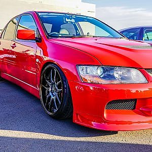 (4K)Mitsubishi Lancer Evolution JDM ميتسوبيشي لانسر إيفوليوشن 三菱 ランエボ カスタム スタンスネーション群馬