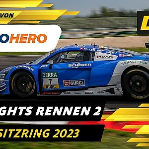 Heißes zweites Rennen am Lausitzring | DTM Highlights präsentiert von Autohero | DTM 2023