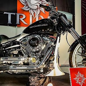 (4K)TRIJYA JAPAN 2018 Harley-Davidson FXBR breakout トライジャ・新型ソフテイル FXBRブレイクアウト