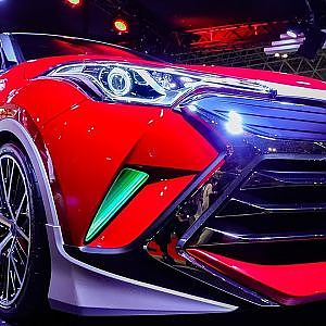 (4K)TOYOTA CH-R MODELLISTA SONIC EMOTION C-HR CONCEPT トヨタCH-Rモデリスタ - 東京オートサロン2018