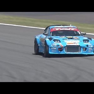 RE雨宮 K&N 4ローターRX-7 2022D1奮闘記　"冷却系トラブル発生