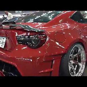 (4K)TOYOTA GT86 RED COLOR modified トヨタ ハチロクカスタム - NAGOYA AUTO TREND 2019