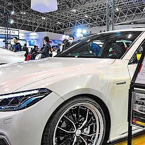 (4K)Prussian Blue TOYOTA CROWN RS modified エムズスピード クラウンRS カスタム - TOKYO AUTO SALON 2020
