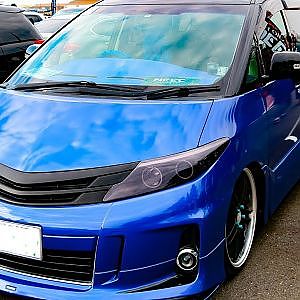 (4K)TOYOTA ESTIMA AERAS modified トヨタ エスティマアエラス カスタム - LOWFEST 2018