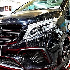 (4K)WALD Mercedes Benz W447 V-Class Limousine ヴァルド ベンツW447 Vクラス リムジン - OSAKA AUTO MESSE 2019