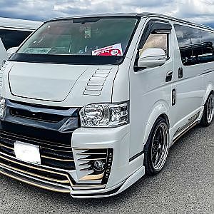 DYNASTY HIACE bodykit SBM Osaka2021 - SBM大阪2021 ダイナスティ ハイエース エアロ
