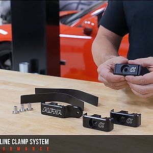Alpha Performance GTR Fuel Line Clamp system