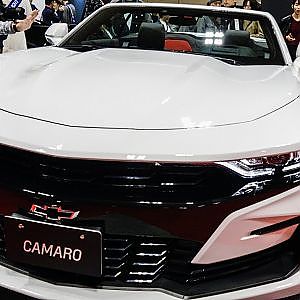 (4K)シボレー カマロ 白 2020 Chevrolet Camaro white - 名古屋モーターショー2019