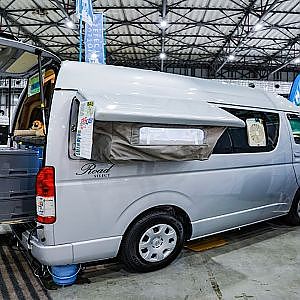 ロードセレクト ハイエース バンコン road select HIACE TOKYO CAMPING CAR SHOW 2021 - 東京キャンピングカーショー2021