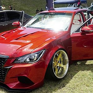 (HD)TOYOTA CROWN vipstyle modified トヨタ クラウンカスタム - DREFESS WEST JAPAN 2019